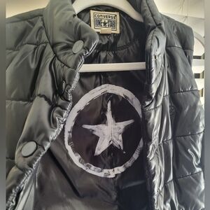 Converse One Star Black Puffer Vest 🖤🖤🖤